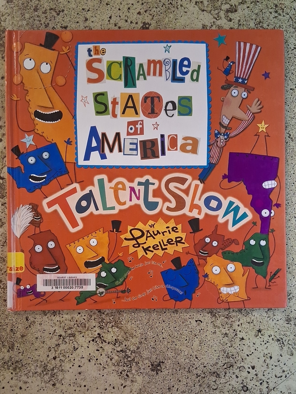 The Scrambled States Of America By Laurie Keller Childrens Picture Book